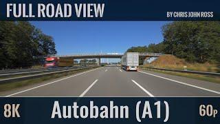 Autobahn A1 Germany Rastplatz Hatzte - Sittensen - Heidenau - RP Stellheide - 8K 4320p60p