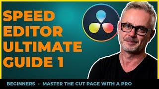 Speed Editor Tutorial & In-Depth with the Cut Page PART 1 for Beginners by a PRO.