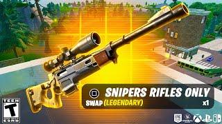 This Proves Im the BEST Sniper in Fortnite Snipers ONLY