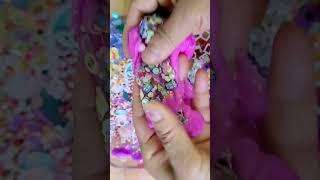 Satisfying Mixing Slime Makeup Colouring Slime Slime ASMR #Shorts