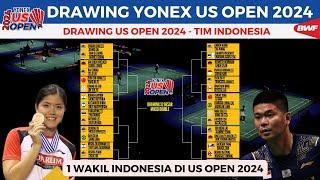 Hasil Drawing US Open Badminton 2024  PraveenSerena Wakil dari Indonesia