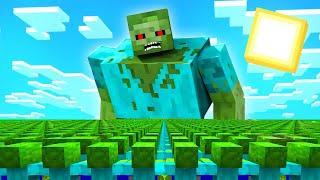 Mutant Zombie vs Redstone Golem in Minecraft…