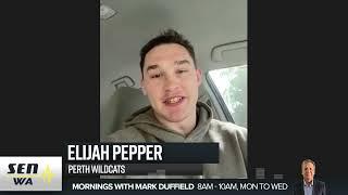 New Perth Wildcat Elijah Pepper on SEN WA Breakfast