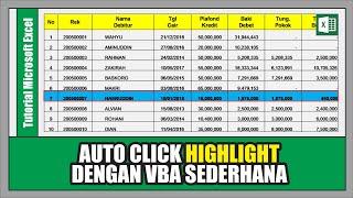 How To Make Auto Click Highlight For Row or Column In Excel