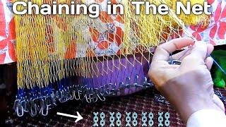 How to chain a fish net  How to chain a net