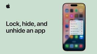 How to lock hide and unhide an app on iPhone or iPad  Apple Support