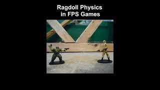 Ragdoll Physics in FPS Games #shorts #fpsgames #gaming