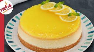 ASLA ÇATLAMAYAN  Kolay Limonlu Cheesecake Tarifi 