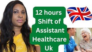 12 hours shift of a healthcare  assistant  in a care home visa sponsorshipnight care assistant