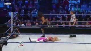 Natalya Farts During Her Match - SmackDown 17.02.2012