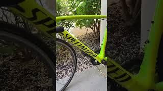 New Bike Day #specialized #yellow #roadbike #cycle #roadbiking #youshorts #shortsvideo #yt #road