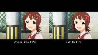 60FPS anime test with SVP  - The idolm@ster