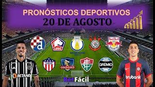  PRONOSTICOS DEPORTIVOS MARTES 20 DE AGOSTO  COPA LIBERTADORES  APUESTAS BETFACIL