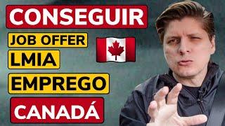 CAMINHO DA JOB OFFER NO CANADÁ  TRABALHAR NO CANADÁ  Zarillo Neto