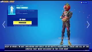 All Halloween Emotes Fortnite item shop Preview Every Halloween Emote  ￼