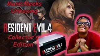 MANICMEEKS UNBOXING  RESIDENT EVIL 4 REMAKE COLLECTORS EDITION  CAPCOM CREATOR