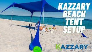 How to Setup your KAZZARY Beach Tent