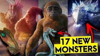 GAZAB All New 17 Monsters Titans Kaijus Godzilla X Kong The New Empire Explained