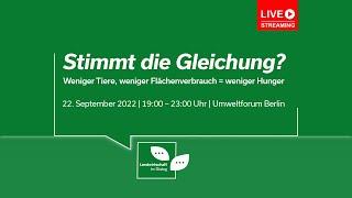 Landwirtschaft im Dialog - Live aus Berlin