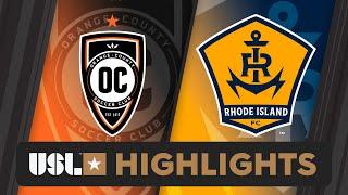 9.14.2024  Orange County SC vs. Rhode Island FC - Game Highlights