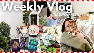 a cozy winter week reading 3 books + a book haul  WEEKLY VLOG