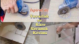 YUVARLAK ve KARE seramik kesimi