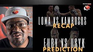 Recap and Predictions Lomachenko vs. Kambosos & Upcoming Fury vs. Usyk Showdown