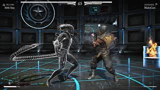 Mortal Kombat X scorpion hellfire vs alien online set ft10