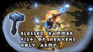 Hammerdin 3.0 with holy army Themed build - Path of Exile 3.15 Expedition