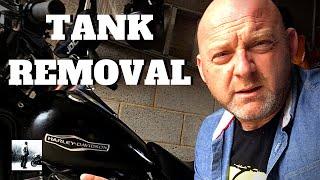 How to remove Harley Davidson Sport Glide Fuel Tank