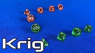 How to Play Krig  a two player combat dice game