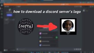 how to easily download a discord servers icon