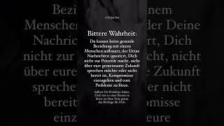 Die bittere Wahrheit…