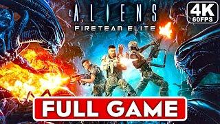 ALIENS FIRETEAM ELITE Gameplay Walkthrough Part 1 FULL GAME 4K 60FPS PC - No Commentary