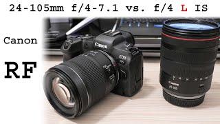 Canon RF 24-105mm f4-7.1 IS STM vs. RF 24-105mm f4 L IS USM review