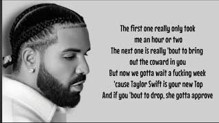 Drake - Taylor Made Freestyle Kendrick Lamar Diss lyrics