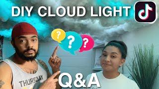 DIY CLOUD LIGHT CEILING  Q&A  TikTok Cloud Light