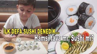 İlk defa Sushi denedik Samsunda Yaşamak...