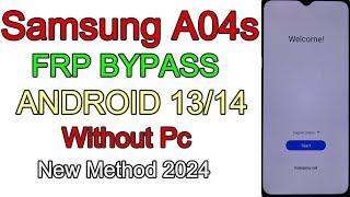 Samsung Galaxy A04s FRPGoogle Account Lock Remove Without Pc  Samsung frp bypass *#0*# not working