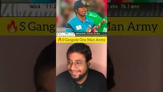 S Ganguly One Man Army World Cup Match⁉️#cricket​#shortsfeed #viral​ #trending​ #cricketvideo​