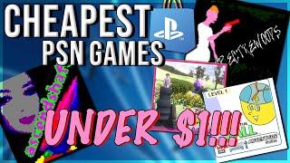 Games for under $1 The CHEAPEST Games on the PlayStation Network