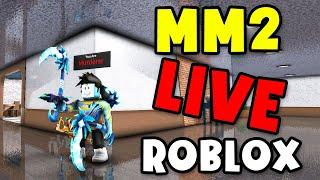  PLAYING MM2 LIVE with FANS - Murder Mystery 2 Roblox Live  #mm2 #roblox #robloxlive