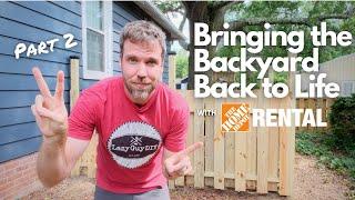 Backyard Back to Life - Building Fences