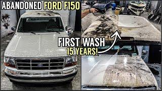 Disaster Barnyard Find  Extremely Dirty Ford  First Wash In 15 Years  Car Detailing Restoration