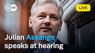 Live Julian Assange attends hearing on his detention and conviction at the Council of Europe