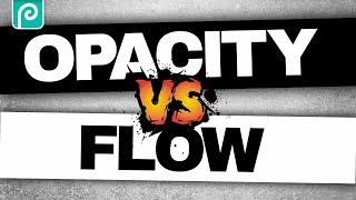 Opacity and Flow - The Difference quick and easy Photopea Tutorial