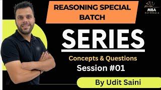 Series  Part-01  Reasoning  Udit Saini  SNAP NMAT TISS CMAT MAHCET MAT