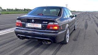 950HP BMW M5 E39 w Supercharger 12 Mile Drag Race Accelerations