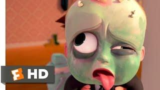 The Boss Baby 2017 - Baby Vomit Fountain Scene 710  Movieclips