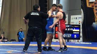 Wrestlers hysteria and Disqualification Sittsev - Nimaev